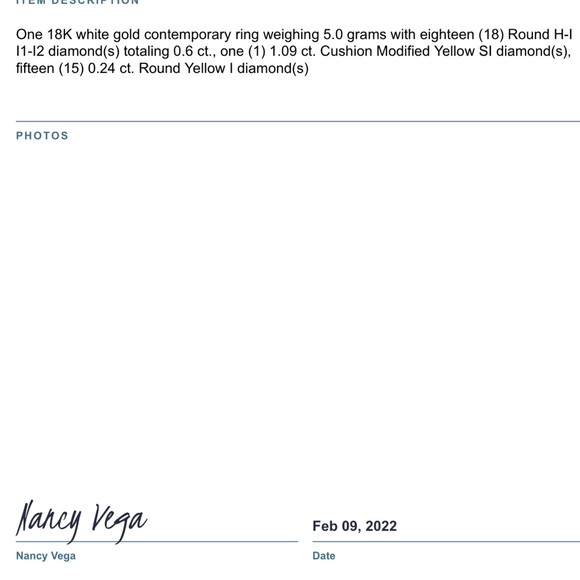 1.09ct yellow diamond solitaire with yellow and white diamond halo ring - Picture 13 of 13